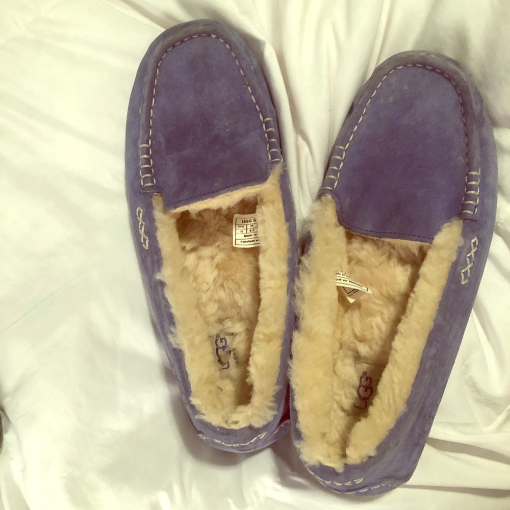 Women’s blue UGG slippers size 10